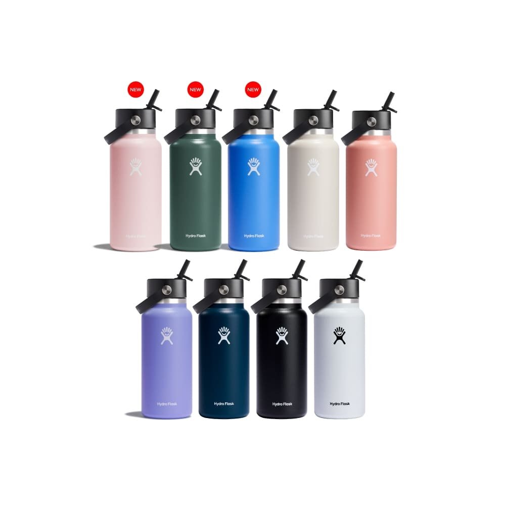 HYDRO FLASK WIDE MOUTH WITH FLEX STRAW CAP