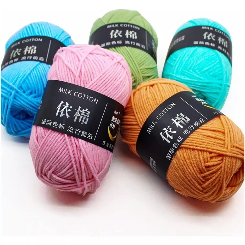 4Ply Milk cotton yarn